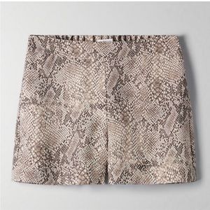 Babaton Conan shorts- snakeskin print